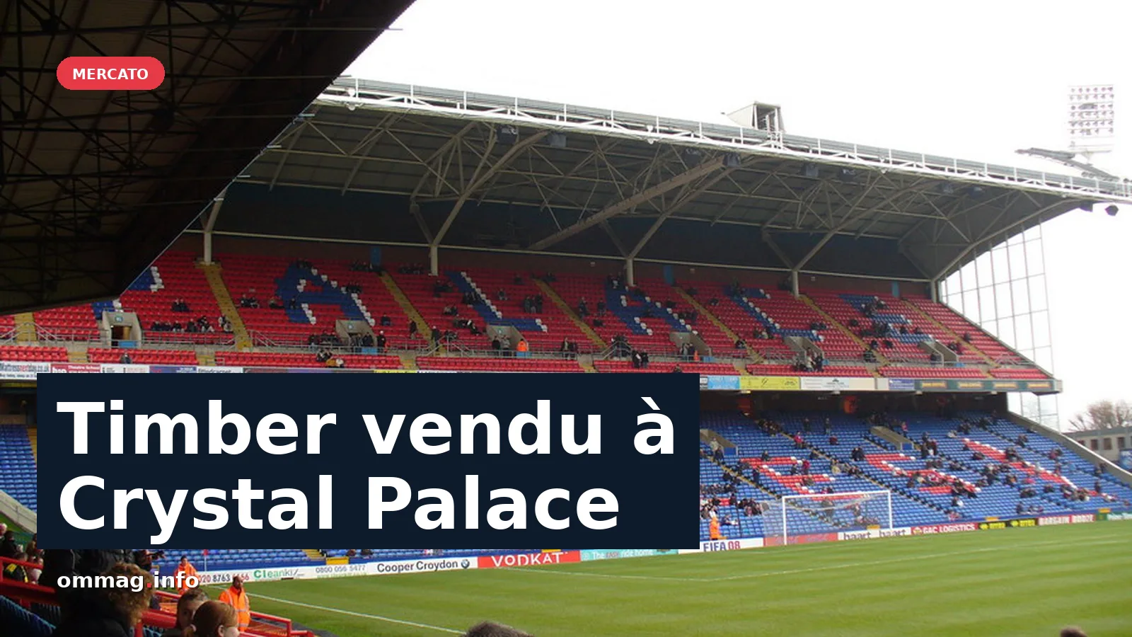 Quinten Timber rejoint Crystal Palace après un bref passage à l'OM